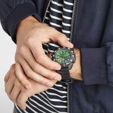 Luminox Men's Wrist Watch Scott Cassell Deep Dive 1550: 45mm Green Display Carbonox Case 300 M Water Resistant