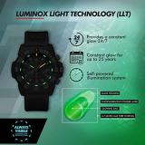 Luminox Mens Watch Navy Seal Chronograph 3597: 45mm, Black/Green Display Stainless Steel, Water Resistant to 200 Meters
