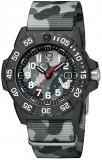 Luminox Men's SEA Stainless Steel Swiss-Quartz Watch with Nylon Strap, Grey, 24 (Model: 3507.PH)