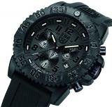 Luminox Watches Men - Navy Seals Colormark Chronograph Black Out (XS.3081.BO / 3080 Series) - 200 Meter Water Resistant, Hardened Mineral Glas, Luminous