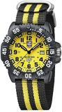 Luminox Navy Seals Mens Watch Scott Cassell Special Edition (XS.3955.Set) - Yellow Display, Compass, Rubber & Nylon Band, 200 M Water Resistant