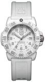 Luminox Women's A.7057.WO Colormark White Watch with Rubber Band