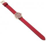 Coach 14503401 Brown Logo Dial Red Leather Strap Women's Watch