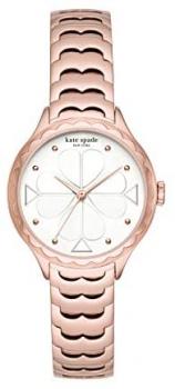 Kate Spade New York Women's Rosebank Quartz Watch with Stainless Steel Strap, Rose Gold, 14 (Model: KSW1504)