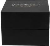 Juicy Couture JC/1108SVSV Black Label Women's Analog Watch Silver-Tone Metal Bracelet