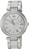 Juicy Couture Women's Sienna Quartz Watch with Stainless-Steel Strap, Silver, 18...