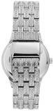 Juicy Couture Women's 38.00 mm Quartz Watch with Silver Analogue dial and Silver Metal JC/1138PVSV