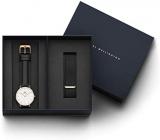 Daniel Wellington Gift Set, Classic Sheffield 36mm Rose Gold Watch with Cornwall NATO Strap