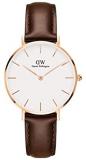 Daniel Wellington Petite Bristol Rose Gold Watch, 32mm, Leather, for Men and Wom...