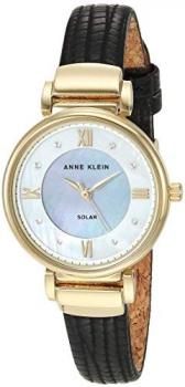 Anne Klein Considered Women's Premium Crystal Accented Cork Lined Strap Watch, AK/3660