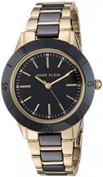 Anne Klein Women's 34mm Ceramic Bracelet Watch