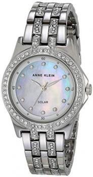 Anne Klein Considered Women's Solar Powered Premium Crystal Accented Bracelet Watch