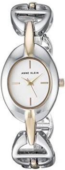 Anne Klein Women's AK/3123SVTT Two-Tone Open Link Bracelet Watch