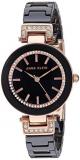 Anne Klein Women's Premium Crystal Accented Rose Gold-Tone and White Ceramic Bracelet Watch