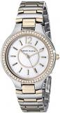 Anne Klein Women's AK/1855MPTT Premium Crystal-Accented Two-Tone Bracelet Watch