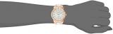 Anne Klein Women's AK/2902WTRG Diamond-Accented Rose Gold-Tone and White Ceramic Bracelet Watch