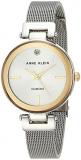 Anne Klein Women's Genuine Diamond Dial Mesh Watch, AK/3034