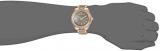 Anne Klein Women's Rose Gold-Tone and Tan Resin Bracelet Watch, AK/3214TNRG