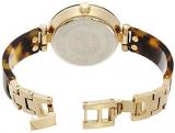 Anne Klein Women's 10/9652CHTO Gold-Tone Tortoise Resin Bracelet Watch