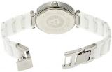 Anne Klein Women's AK/1019WTWT Diamond-Accented Watch with Ceramic Bracelet