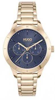 HUGO by Hugo Boss Women&#39;s Quartz Watch with Stainless Steel Strap, Carnation, 16 (Model: 1540092)