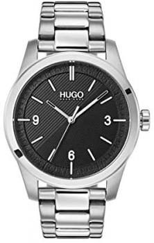 HUGO by Hugo Boss Men&#39;s Quartz Watch with Stainless Steel Strap, Silver, 22 (Model: 1530016)