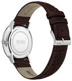 Boss Men's William Classic Brown Leather White Dial 1513617