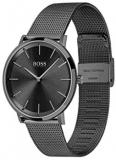 BOSS Men's Quartz Watch with Stainless Steel Strap, Black, 20 (Model: 1513826)