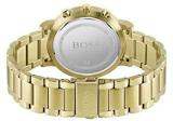 HUGO Men's Quartz Watch with Stainless Steel Strap, Gold Plated, 20 (Model: 1513781)