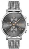 HUGO Men&#39;s Quartz Watch with Stainless Steel Strap, Silver, 20 (Model: 1513807)