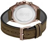 HUGO by Hugo Boss Men's #Chase Stainless Steel Quartz Watch with Leather Strap, Brown, 22 (Model: 1530162)