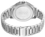 HUGO by Hugo Boss Men's #LEAP Quartz Watch with Stainless Steel Strap, Silver, 22 (Model: 1530174)