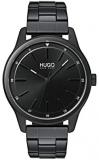 HUGO by Hugo Boss Men&#39;s Quartz Watch with Stainless Steel Strap, Black, 17.9 (Model: 1530040)