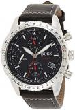 Hugo Boss Men&#39;s Chronograph Quartz Watch with Leather Strap 1513770