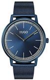 HUGO by Hugo Boss Men&#39;s Year-Round Quartz Watch with Stainless Steel Strap, Blue, 20 (Model: 1520011)
