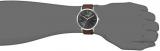 HUGO by Hugo Boss Men's Stainless Steel Quartz Watch with Leather Strap, Brown, 20 (Model: 1520014)
