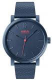 HUGO by Hugo Boss Men's Stainless Steel Quartz Watch with Leather Strap, Blu...
