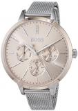 Hugo Boss Symphony Carnation Gold Dial Stainless Steel Ladies Watch 1502423