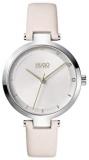 HUGO by Hugo Boss Women's #Hope Stainless Steel Quartz Watch with Leather Ca...