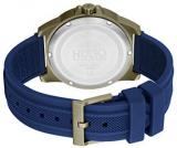 HUGO by Hugo Boss Men's #Twist Stainless Steel Quartz Watch with Silicone Strap, Blue, 22 (Model: 1530130)