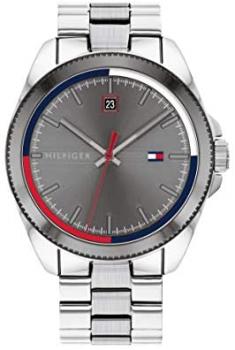 Tommy Hilfiger Men&#39;s Quartz Stainless Steel and Bracelet Casual Watch, Color: Silver (Model: 1791684)