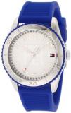 Tommy Hilfiger Women&#39;s 1781129 Sport Stainless Steel Cobalt Blue Silicon Watch