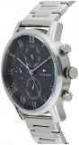 Tommy Hilfiger Mens Multi dial Quartz Watch with Stainless Steel Strap 1791397