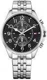 Tommy Hilfiger Men&#39;s Quartz Stainless Steel Casual Watch, Color:Silver-Toned (Model: 1791276)