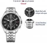 Tommy Hilfiger Men's Quartz Stainless Steel Casual Watch, Color:Silver-Toned (Model: 1791276)