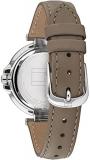 Tommy Hilfiger 1782180 Taupe (Grey/Brown) Leather Strap Angela Women's Watch