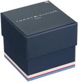 Tommy Hilfiger Men's Sophisticated Sport Stainless Steel Quartz Watch with Leather Strap, Black, 21.5 (Model: 1791401)