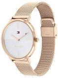 Tommy Hilfiger Women's Quartz Watch with Stainless Steel Strap, Carnation, 18 (Model: 1782340)
