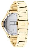 Tommy Hilfiger Women's Quartz Watch with Stainless Steel Strap, Gold Plated, 15.4 (Model: 1782086)