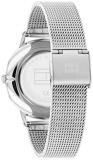 Tommy Hilfiger Women's Quartz Watch with Stainless Steel Strap, Silver, 20 (Model: 1782365)
